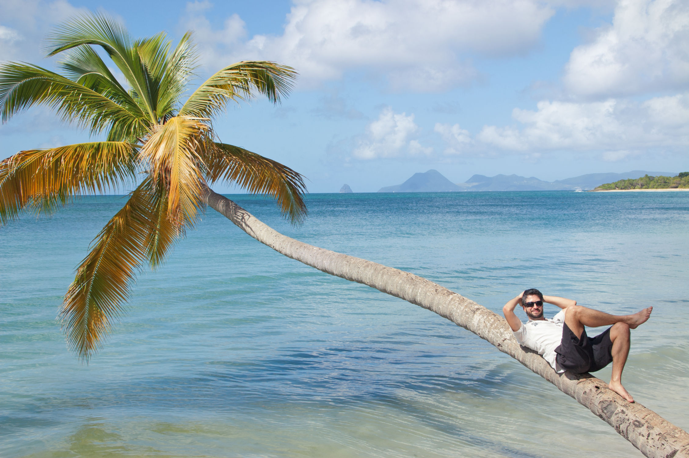 Olivier qui se la coule douce catamaran grenadines